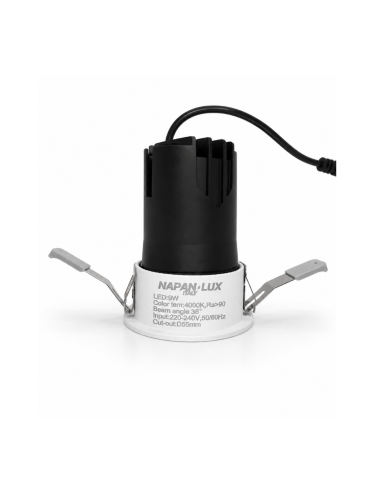 Napan Lux - Faretto LED da Incasso Tondo Orientabile 9W 4000K