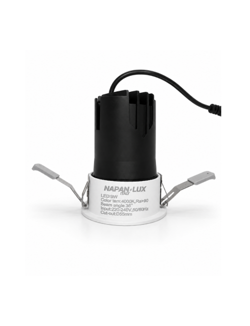 Napan Lux - Faretto LED da Incasso Tondo Orientabile 9W 4000K
