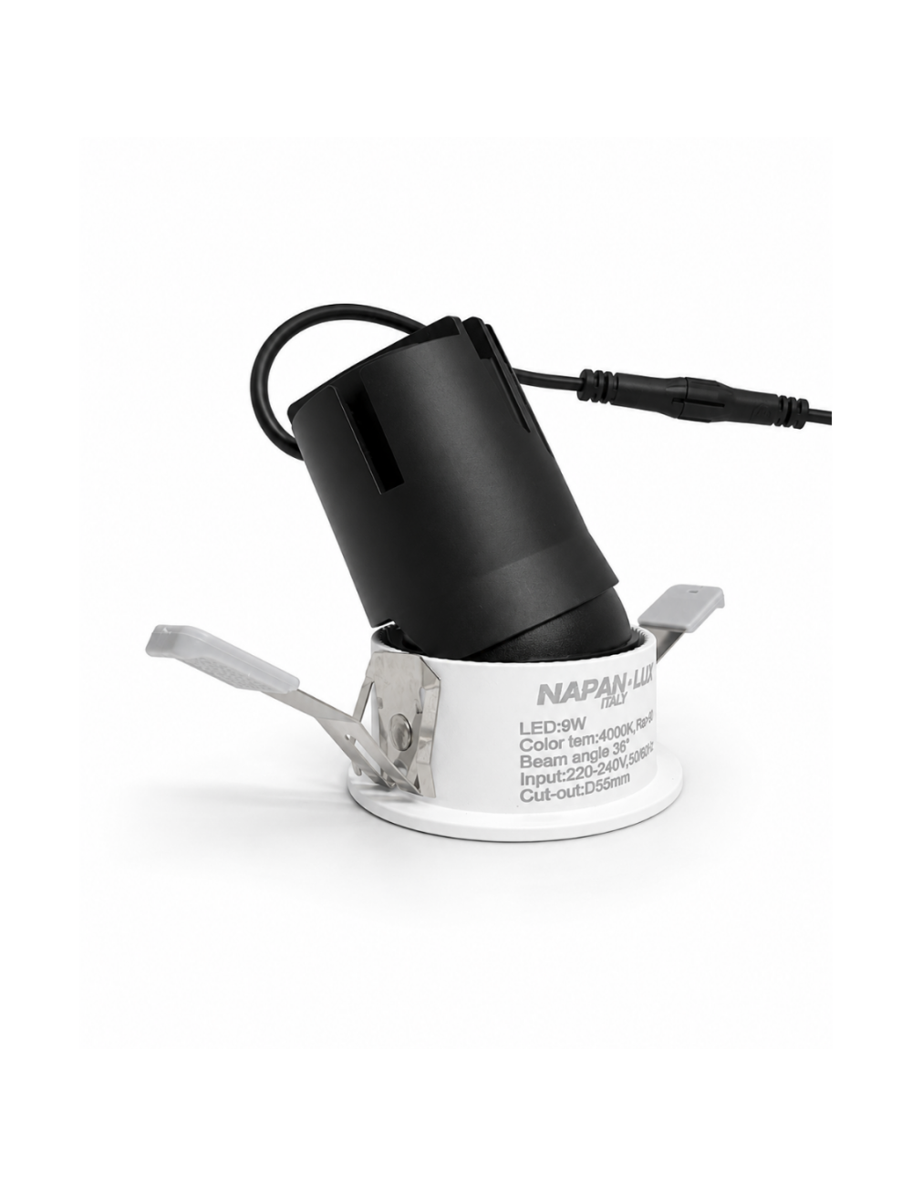 Napan Lux - Faretto LED da Incasso Tondo Orientabile 9W 4000K