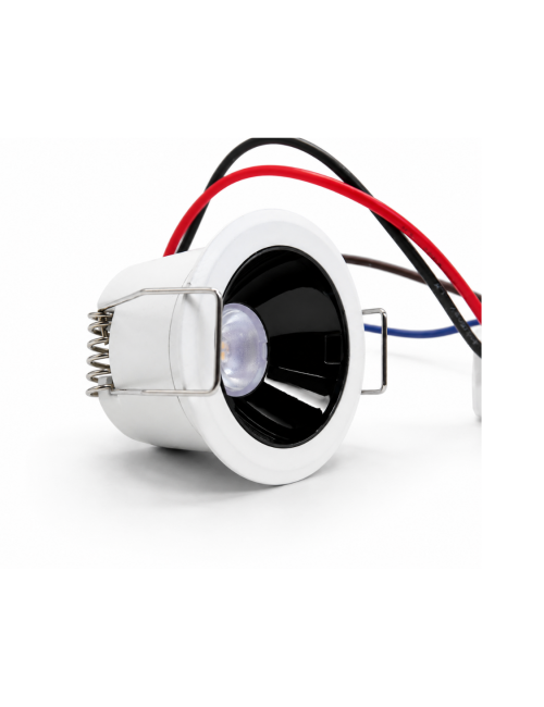 Napan Lux - Mini Faretto LED da Incasso Orientabile Tondo Bianco
