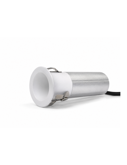 Napan Lux - Mini Faretto LED da Incasso Orientabile Alluminio Bianco