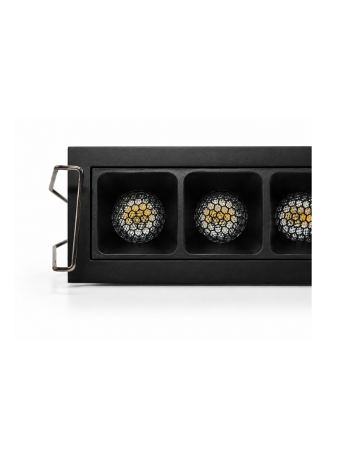 Napan Lux - Faretto LED da Incasso Italy 5 Luci Nero 10W