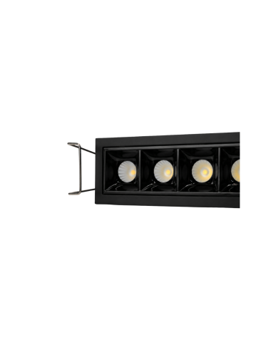 Napan Lux - Faretto LED da Incasso Design 5 Luci Nero