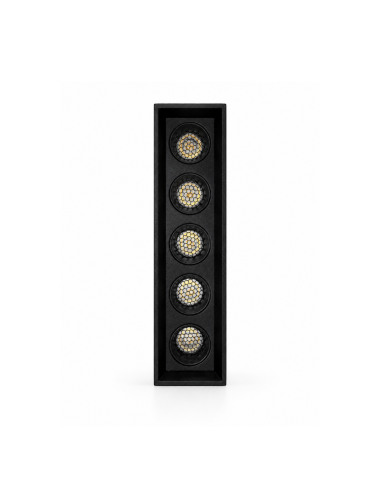 Napan Lux - Faretto LED a Binario Lineare 5 Luci Nero