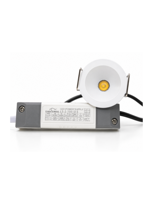 Napan Lux - Mini Faretto LED da Incasso Rotondo Bianco