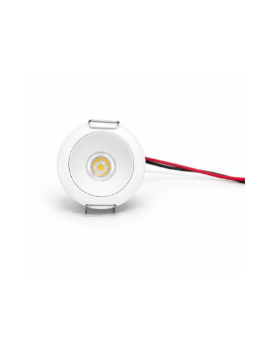 Napan Lux - Mini Faretto LED da Incasso Rotondo Bianco a Filo