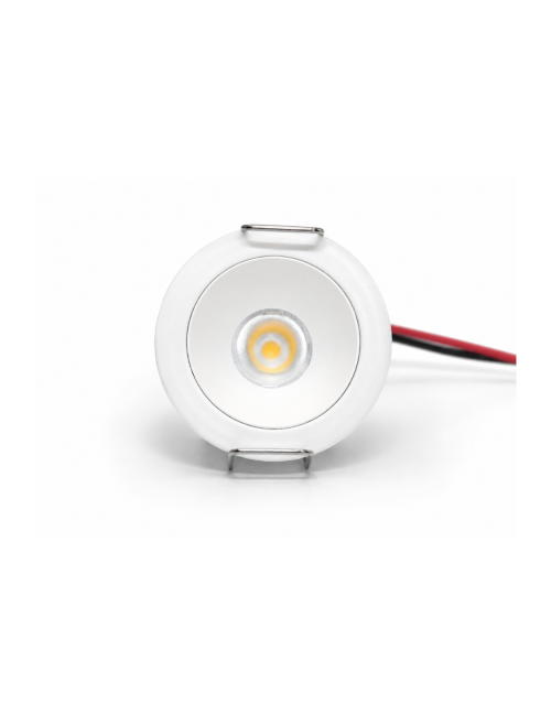 Napan Lux - Mini Faretto LED da Incasso Rotondo Bianco a Filo