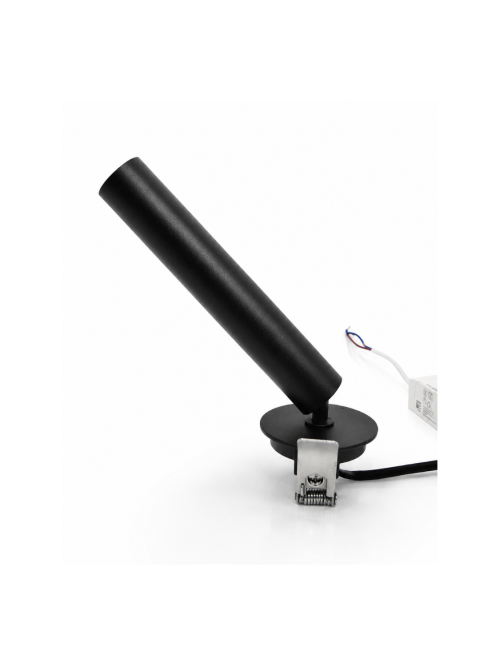 Napan Lux - Faretto LED a Tubo Nero Orientabile