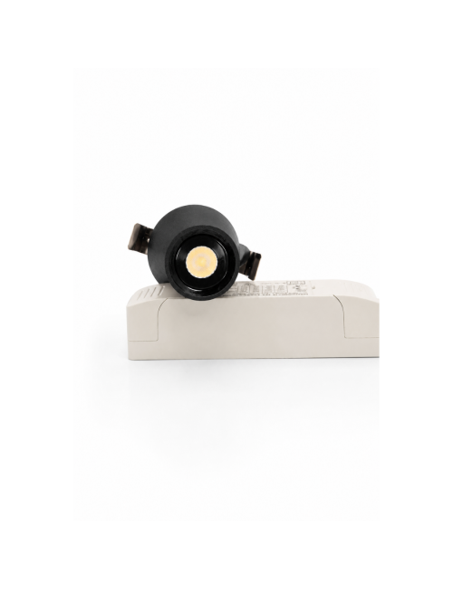 Napan Lux - Faretto LED a Tubo Nero Orientabile