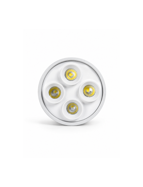 Napan Lux - Faretto LED da Soffitto Cilindrico Orientabile 4 Luci Bianco