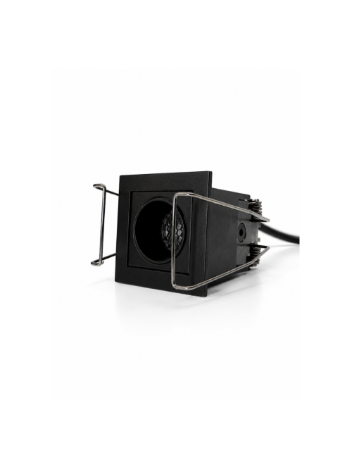 Napan Lux - Faretto LED da Incasso Quadrato Nero 2,5W Spot Stretto