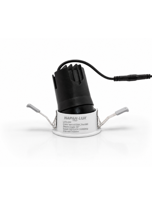 Napan Lux - Faretto LED da Incasso Rotondo Orientabile 9W
